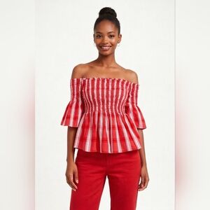 NWT Zara Size M Smocked Detail Top